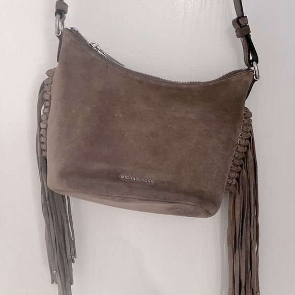 Michael Kors Bags Michael Kors Fringe Crossbody Suede Purse Poshmark